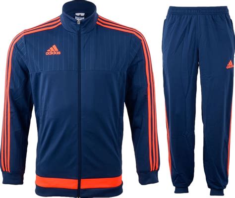 adidas trainingspak zwart met oranje|adidas trainingspak.